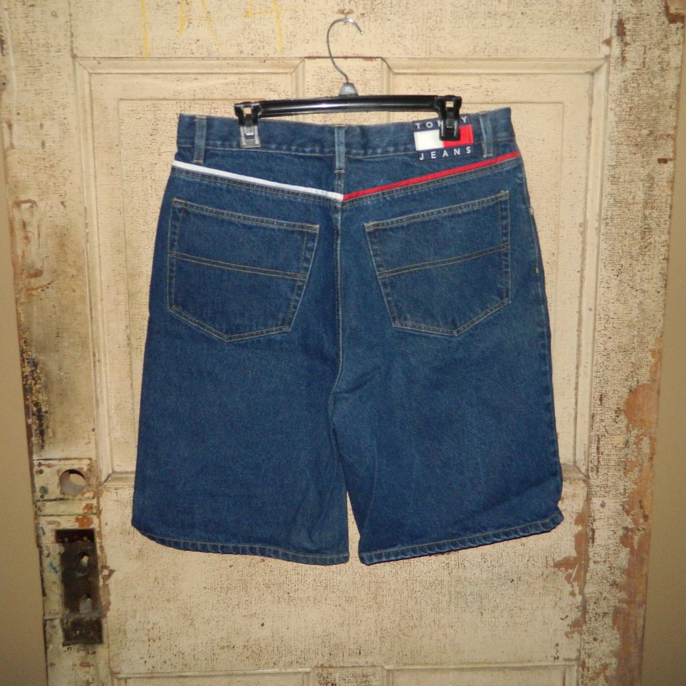 Vintage Mens Tommy Jeans Tommy Hilfiger Denim Shorts Size 36 (G-15)